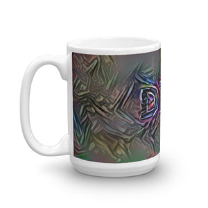 Dinh Mug Dark Rainbow 15oz right view