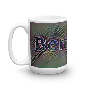 Benjamin Mug Dark Rainbow 15oz right view