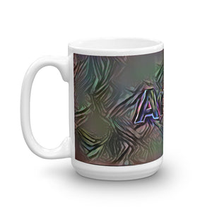 Anna Mug Dark Rainbow 15oz right view