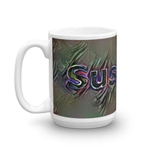 Load image into Gallery viewer, Susanne Mug Dark Rainbow 15oz right view