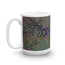 Load image into Gallery viewer, Avery Mug Dark Rainbow 15oz right view