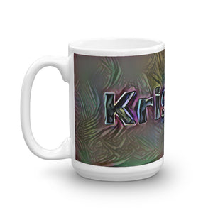 Kristine Mug Dark Rainbow 15oz right view