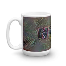 Load image into Gallery viewer, Nicola Mug Dark Rainbow 15oz right view