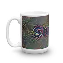 Load image into Gallery viewer, Sharyn Mug Dark Rainbow 15oz right view