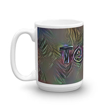 Load image into Gallery viewer, Teresa Mug Dark Rainbow 15oz right view