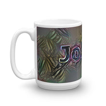 Load image into Gallery viewer, Jolene Mug Dark Rainbow 15oz right view