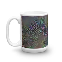 Load image into Gallery viewer, Lisa Mug Dark Rainbow 15oz right view