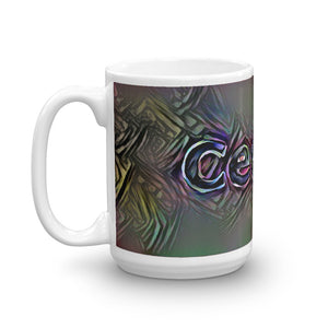 Cecilia Mug Dark Rainbow 15oz right view