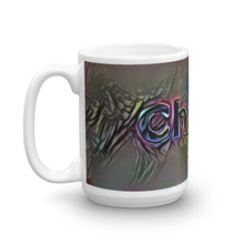 Load image into Gallery viewer, Cherie Mug Dark Rainbow 15oz right view