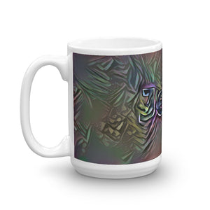 Jean Mug Dark Rainbow 15oz right view