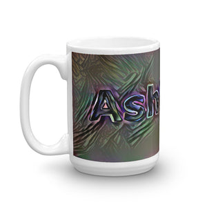 Ashleigh Mug Dark Rainbow 15oz right view