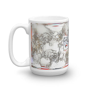 Ben Mug Frozen City 15oz right view