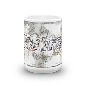 Zaire Mug Frozen City 15oz front view