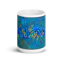 Load image into Gallery viewer, Alma Mug Night Surfing 15oz front view