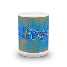 Load image into Gallery viewer, Alfred Mug Night Surfing 15oz front view