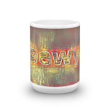 Load image into Gallery viewer, Raewyn Mug Transdimensional Caveman 15oz front view