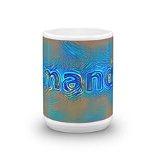 Load image into Gallery viewer, Amanda Mug Night Surfing 15oz front view