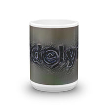 Load image into Gallery viewer, Adelyn Mug Charcoal Pier 15oz front view