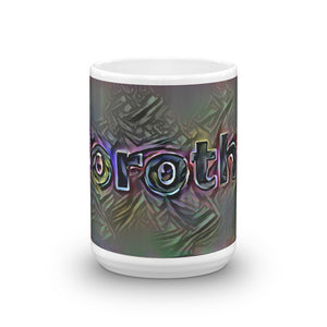 Dorothy Mug Dark Rainbow 15oz front view