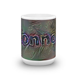 Konnor Mug Dark Rainbow 15oz front view