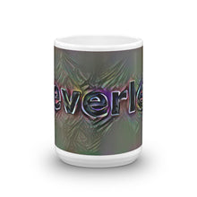 Load image into Gallery viewer, Beverley Mug Dark Rainbow 15oz front view