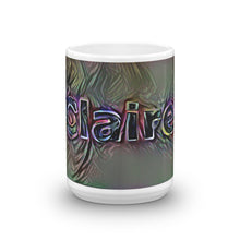 Load image into Gallery viewer, Claire Mug Dark Rainbow 15oz front view