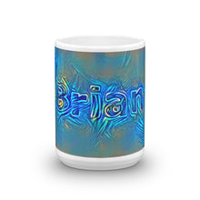 Load image into Gallery viewer, Brian Mug Night Surfing 15oz front view