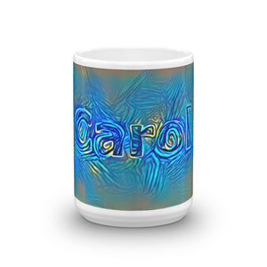 Carol Mug Night Surfing 15oz front view