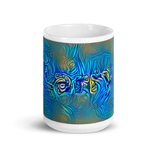 Load image into Gallery viewer, Larry Mug Night Surfing 15oz front view