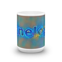 Load image into Gallery viewer, Penelope Mug Night Surfing 15oz front view