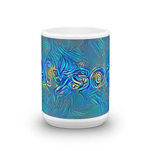 Load image into Gallery viewer, Alyson Mug Night Surfing 15oz front view