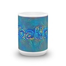 Load image into Gallery viewer, Shalini Mug Night Surfing 15oz front view