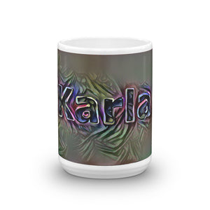 Karla Mug Dark Rainbow 15oz front view