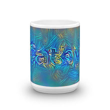 Load image into Gallery viewer, Cathy Mug Night Surfing 15oz front view