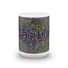 Load image into Gallery viewer, Marlon Mug Dark Rainbow 15oz front view