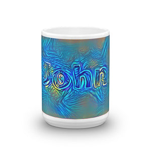 John Mug Night Surfing 15oz front view