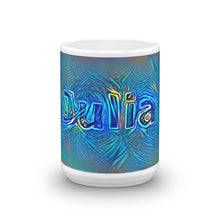Load image into Gallery viewer, Julia Mug Night Surfing 15oz front view