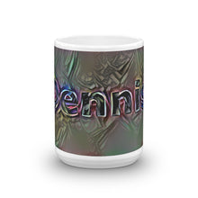 Load image into Gallery viewer, Dennis Mug Dark Rainbow 15oz front view