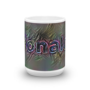 Ronald Mug Dark Rainbow 15oz front view