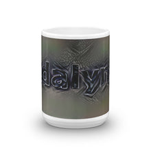 Load image into Gallery viewer, Adalynn Mug Charcoal Pier 15oz front view