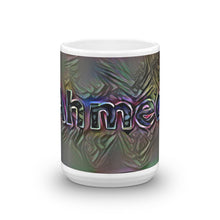 Load image into Gallery viewer, Ahmed Mug Dark Rainbow 15oz front view