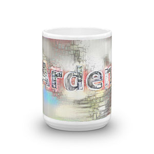 Arden Mug Ink City Dream 15oz front view