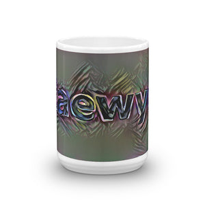 Raewyn Mug Dark Rainbow 15oz front view