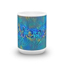 Load image into Gallery viewer, Alena Mug Night Surfing 15oz front view