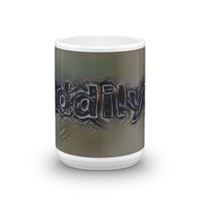 Load image into Gallery viewer, Addilyn Mug Charcoal Pier 15oz front view