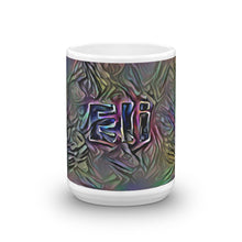Load image into Gallery viewer, Eli Mug Dark Rainbow 15oz front view