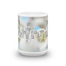 Load image into Gallery viewer, Alfred Mug Victorian Fission 15oz front view