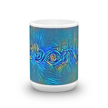 Load image into Gallery viewer, Ebony Mug Night Surfing 15oz front view
