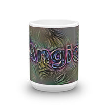 Load image into Gallery viewer, Angie Mug Dark Rainbow 15oz front view