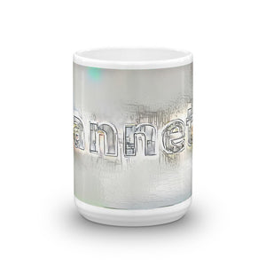 Jeannette Mug Victorian Fission 15oz front view